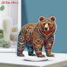 Load image into Gallery viewer, 2D Flat Gorgeous Bear DIY Desktop Diamond Art Kits for Home Office Decoration
