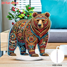 Load image into Gallery viewer, 2D Flat Gorgeous Bear DIY Desktop Diamond Art Kits for Home Office Decoration
