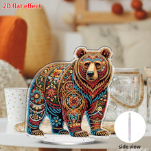 Load image into Gallery viewer, 2D Flat Gorgeous Bear DIY Desktop Diamond Art Kits for Home Office Decoration
