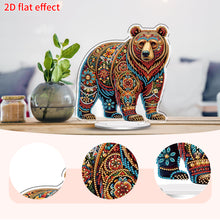 Load image into Gallery viewer, 2D Flat Gorgeous Bear DIY Desktop Diamond Art Kits for Home Office Decoration
