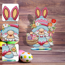 Load image into Gallery viewer, DIY Diamond Painting Desktop Ornaments Kit for Office Decor (Easter Egg Gnome)
