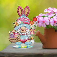Load image into Gallery viewer, DIY Diamond Painting Desktop Ornaments Kit for Office Decor (Easter Egg Gnome)
