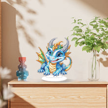 Load image into Gallery viewer, Baby Dinosaur Round Diamond Painting Desktop Decoration for Office Desktop Decor
