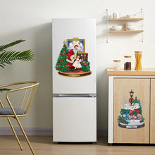 Load image into Gallery viewer, Christmas 2 PCS Santa Snowman Special Shape Diamond Mosaic Sticker for Boy Girl Gift
