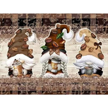 Load image into Gallery viewer, Coffee Bean Gnome 40*30CM(Canvas) Full Round Drill Diamond Painting
