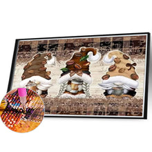Load image into Gallery viewer, Coffee Bean Gnome 40*30CM(Canvas) Full Round Drill Diamond Painting
