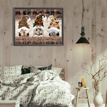 Load image into Gallery viewer, Coffee Bean Gnome 40*30CM(Canvas) Full Round Drill Diamond Painting
