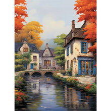 Load image into Gallery viewer, Country House 45*60CM(Canvas) Full Square Drill Diamond Painting
