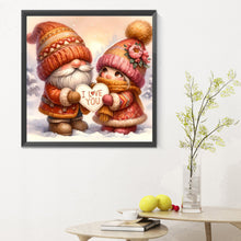 Load image into Gallery viewer, Gnome Love 30*30CM(Canvas) Full Round Drill Diamond Painting
