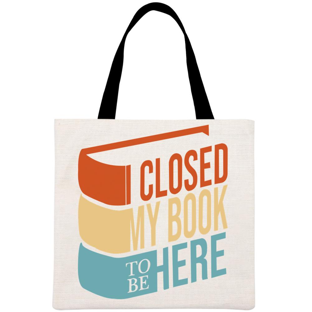 Canvas Bag-Books 40*40CM