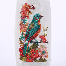Load image into Gallery viewer, Diamond Painting Burlap Wine Gift Bags Label Liquor Bottle Covers (Bird)

