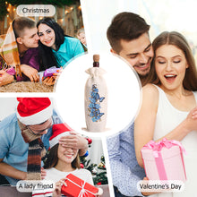 Load image into Gallery viewer, Diamond Painting Burlap Wine Bags Label Liquor Bottle Cover (Butterfly Flower)
