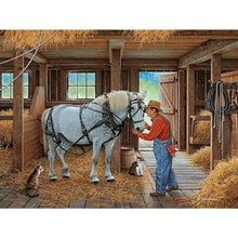Load image into Gallery viewer, Country House 40*30CM(Canvas) Full Square Drill Diamond Painting
