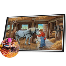 Load image into Gallery viewer, Country House 40*30CM(Canvas) Full Square Drill Diamond Painting
