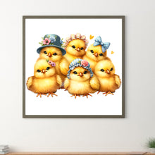 Load image into Gallery viewer, Easter Chicken Bunny 30*30CM(Canvas) Full Round Drill Diamond Painting
