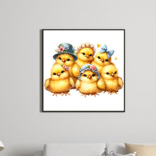 Load image into Gallery viewer, Easter Chicken Bunny 30*30CM(Canvas) Full Round Drill Diamond Painting
