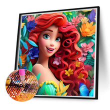 Load image into Gallery viewer, Mermaid Ariel 50*50CM(Canvas) Full Round Drill Diamond Painting
