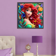 Load image into Gallery viewer, Mermaid Ariel 50*50CM(Canvas) Full Round Drill Diamond Painting
