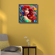 Load image into Gallery viewer, Mermaid Ariel 50*50CM(Canvas) Full Round Drill Diamond Painting
