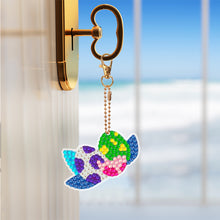 Load image into Gallery viewer, 12PCS Cartoon Dinosaur Double Sided Diamond Painting Keychain for Beginner Adult
