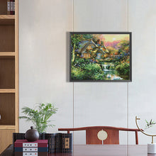 Load image into Gallery viewer, House And River 50*40CM(Canvas) Full Round Drill Diamond Painting
