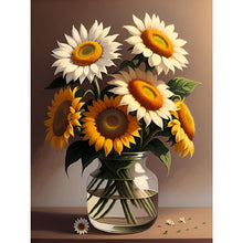 Load image into Gallery viewer, Daisy Bouquet 30*40CM(Canvas) Full Square Drill Diamond Painting
