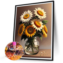 Load image into Gallery viewer, Daisy Bouquet 30*40CM(Canvas) Full Square Drill Diamond Painting

