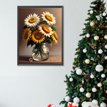 Load image into Gallery viewer, Daisy Bouquet 30*40CM(Canvas) Full Square Drill Diamond Painting
