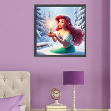 Load image into Gallery viewer, Princess Ariel The Mermaid 50*50CM(Canvas) Full Round Drill Diamond Painting
