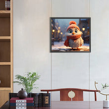 Load image into Gallery viewer, Winter Chickens 35*30CM(Canvas) Full Round Drill Diamond Painting

