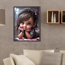 Load image into Gallery viewer, Sweet And Cool Girl 30*40CM(Canvas) Full Round Drill Diamond Painting
