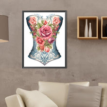 Load image into Gallery viewer, Corset With Roses 30*40CM(Canvas) Full Round Drill Diamond Painting
