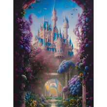 Load image into Gallery viewer, Yishu - Flower Castle - 50*65CM 11CT 3 Stamped Cross Stitch
