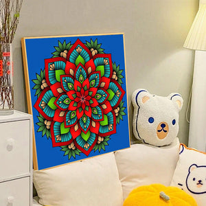 Mandala 40*40CM(Canvas) Full Round Drill Diamond Painting