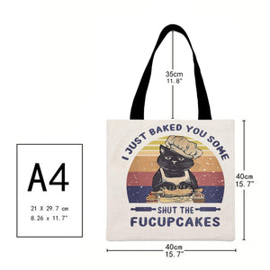 Canvas Bag-Cat 40*40CM