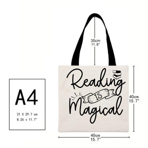 Canvas Bag-Books 40*40CM