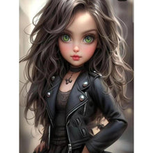 Load image into Gallery viewer, Sweet And Cool Girl 30*40CM(Canvas) Full Round Drill Diamond Painting
