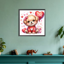 Load image into Gallery viewer, Love Puppy 30*30CM(Canvas) Full Round Drill Diamond Painting
