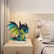 Load image into Gallery viewer, Elf Pterodactyl Diamond Painting Tabletop Ornament Kit for Office Desktop Decor
