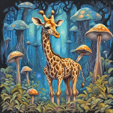 Load image into Gallery viewer, Forest Animals - Giraffe 40*40CM(Canvas) Full Round Drill Diamond Painting
