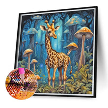 Load image into Gallery viewer, Forest Animals - Giraffe 40*40CM(Canvas) Full Round Drill Diamond Painting
