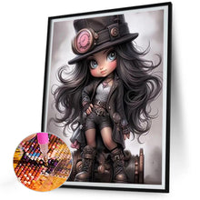 Load image into Gallery viewer, Sweet And Cool Girl 30*40CM(Canvas) Full Round Drill Diamond Painting
