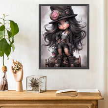 Load image into Gallery viewer, Sweet And Cool Girl 30*40CM(Canvas) Full Round Drill Diamond Painting
