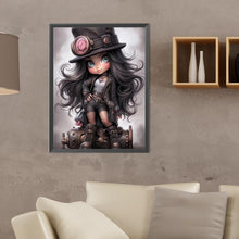Load image into Gallery viewer, Sweet And Cool Girl 30*40CM(Canvas) Full Round Drill Diamond Painting
