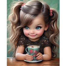 Load image into Gallery viewer, Sweet And Cool Girl 40*50CM(Canvas) Full Round Drill Diamond Painting
