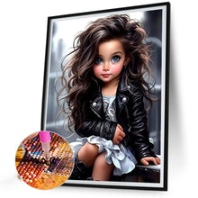 Load image into Gallery viewer, Sweet And Cool Girl 40*50CM(Canvas) Full Round Drill Diamond Painting
