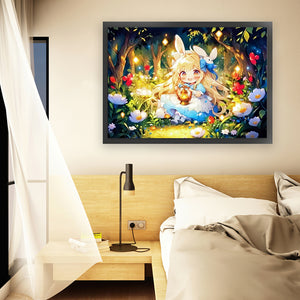 Yishu - Alice In Wonderland - 60*45CM 11CT 3 Stamped Cross Stitch