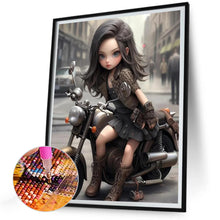 Load image into Gallery viewer, Girl 30*40CM(Canvas) Full Round Drill Diamond Painting
