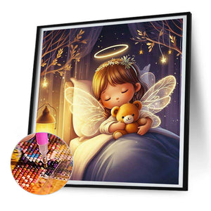 Sleeping Elf 30*30CM(Canvas) Full Round Drill Diamond Painting