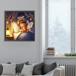 Sleeping Elf 30*30CM(Canvas) Full Round Drill Diamond Painting
